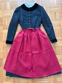 Vestito tirolese Dirndl invernale