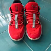 Scarpe basket Tarmak Chicago Bulls rosse n.39