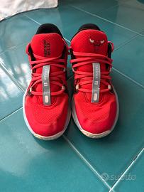 Scarpe basket Tarmak Chicago Bulls rosse n.39