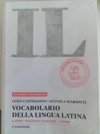 dizionario italiano latino  CASTIGLIONI MARIOTTI d