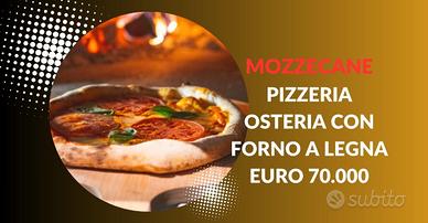 Pizzeria ristorante o bar Mozzecane 48 M