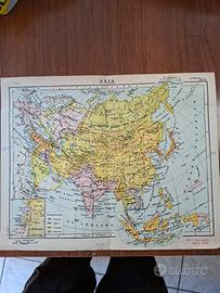 Mappa Asia del 1950