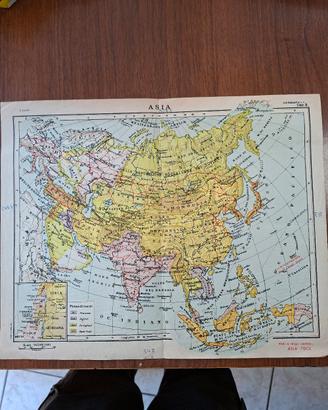 Mappa Asia del 1950