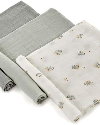 Jané Pack da 3 Mussole Multiuso in Bamboo 80x80