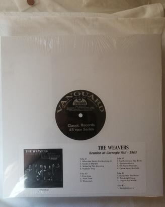 Box LP the Weavers Réunion at Carnegie Hall 1963