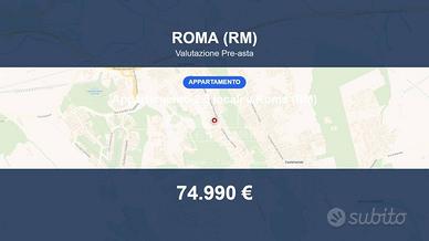 Immobile in asta di 56 m² con box auto a Roma