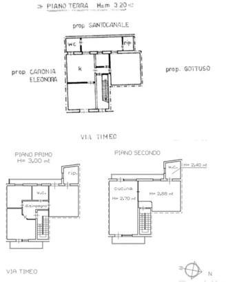 Palazzina indipendente (222mq) Via Timeo, Mondello