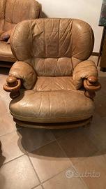 Divani in pelle fine anni 80