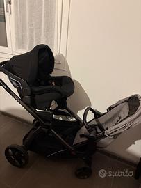 passeggino più ovetto fratellare peg - perego