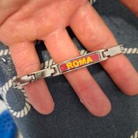 braccialetto roma calcio