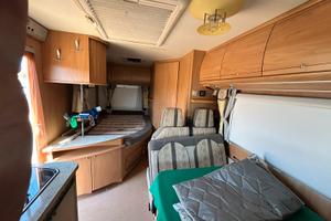 Camper mansardato omologato 6 posti letto