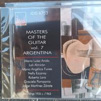 CD Masters of the Guitar Argentina  vol.7 CD audio