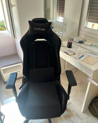 Sedia da Gaming / Ufficio Trust GXTrust Nera