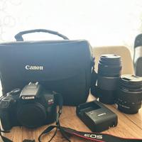 Canon Eos Reb T6 digital SLR Camera kit e 2lenti