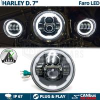 FARO LED Per Moto HARLEY DAVIDSON Angel OMOLOGATO