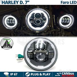 FARO LED Per Moto HARLEY DAVIDSON Angel OMOLOGATO