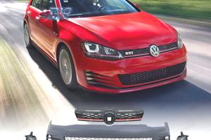 PARAURTI ANTERIORE VOLKSWAGEN VW GOLF 7 LOOK GTI +