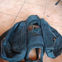 pettorina cane con tasse porta oggetti 