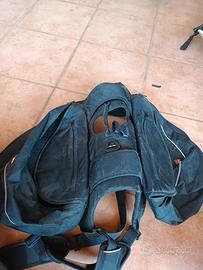 pettorina cane con tasse porta oggetti 