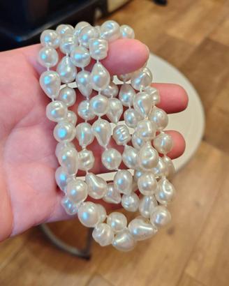 Collana perle d'acqua dolce  scaramazze (barocche)