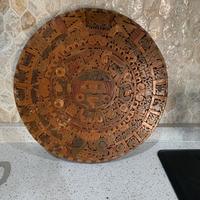 Calendario Azteco in legno