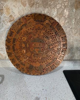 Calendario Azteco in legno