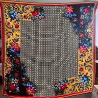 Foulard vintage Gianni Versace pura seta grande