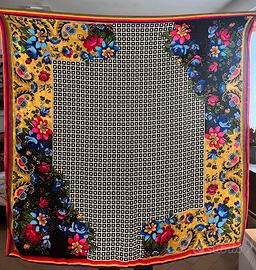 Foulard vintage Gianni Versace pura seta grande
