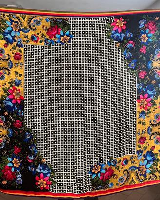 Foulard vintage Gianni Versace pura seta grande