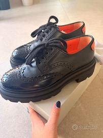 Santoni scarpa stringata
