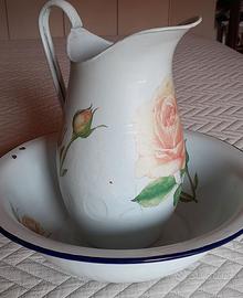 Set catino e brocca vintage