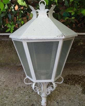 Lampione in ferro anni '60