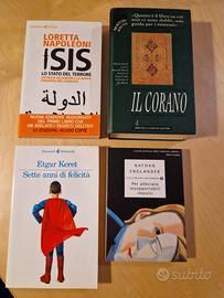 LOTTO 4 LIBRI – narrativa & saggistica di qualità 