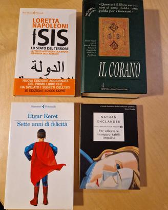 LOTTO 4 LIBRI – narrativa & saggistica di qualità 