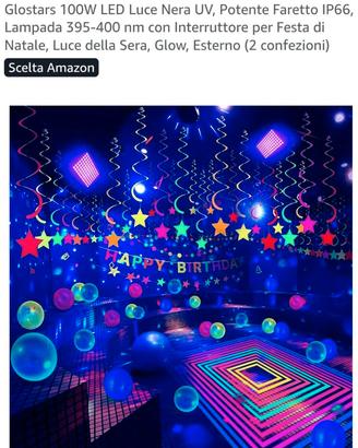 Lampada uv fluo party
