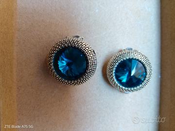 2paia orecchini vintage bijoux cascio anni 60/70