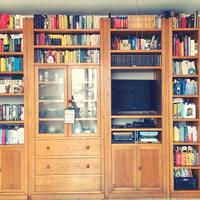 Libreria in legno rovere