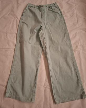 Pantaloni UNIQLO - Verde Salvia - 13 anni