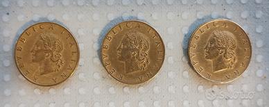 Rarità Lit 20 Quercia 1957 n. 3. Gambo largo