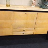 Credenza decò in pergamena