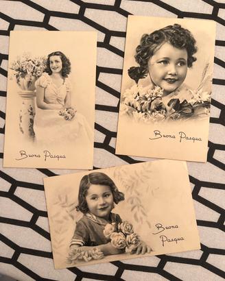 Cartoline buona Pasqua anni 50 vintage