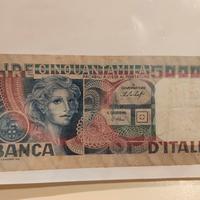50000 lire con volto di donna