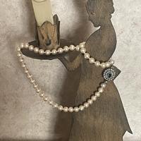 Collana perle Maiorca con gancio vecchio bijou