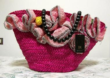 Borsa mare Lookat in paglia