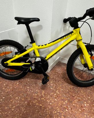 Bicicletta bambino Scott taglia 16