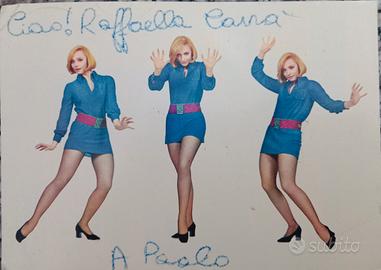 Cartolina originale Raffaella Carra'