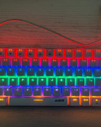Tastiera meccanica ak33 arcobaleno 82 tasti