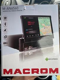 Autoradio Macrom con schermo 1din