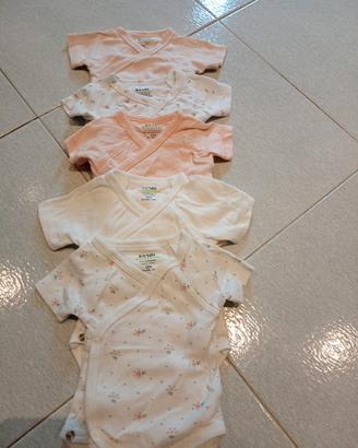 10 body manica corta 0 mesi Kiabi 