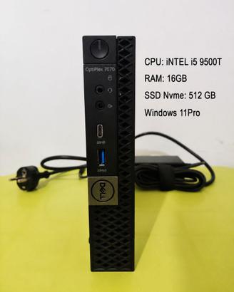 Mini PC Dell - Intel I5 9500T - 16gb RAM-512gb SSD
